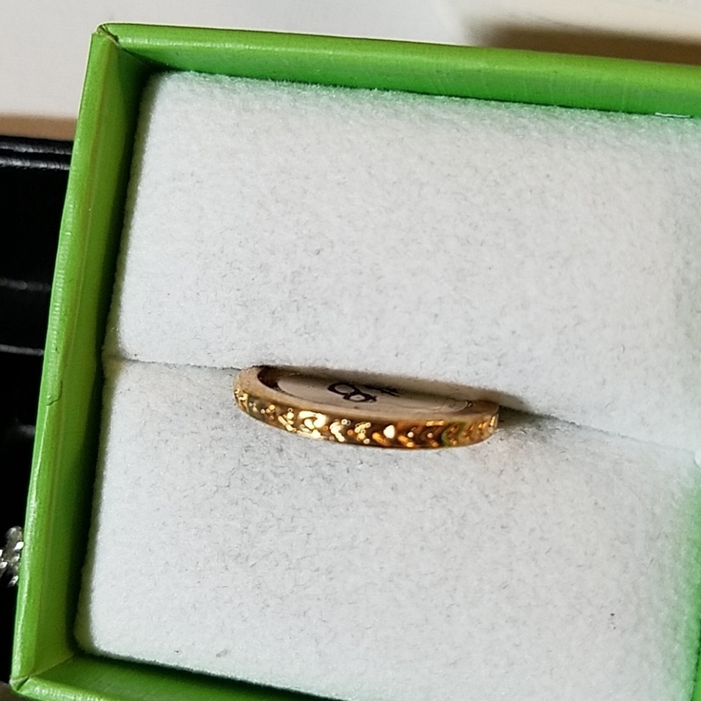 Band Gold Tone Size 6.5